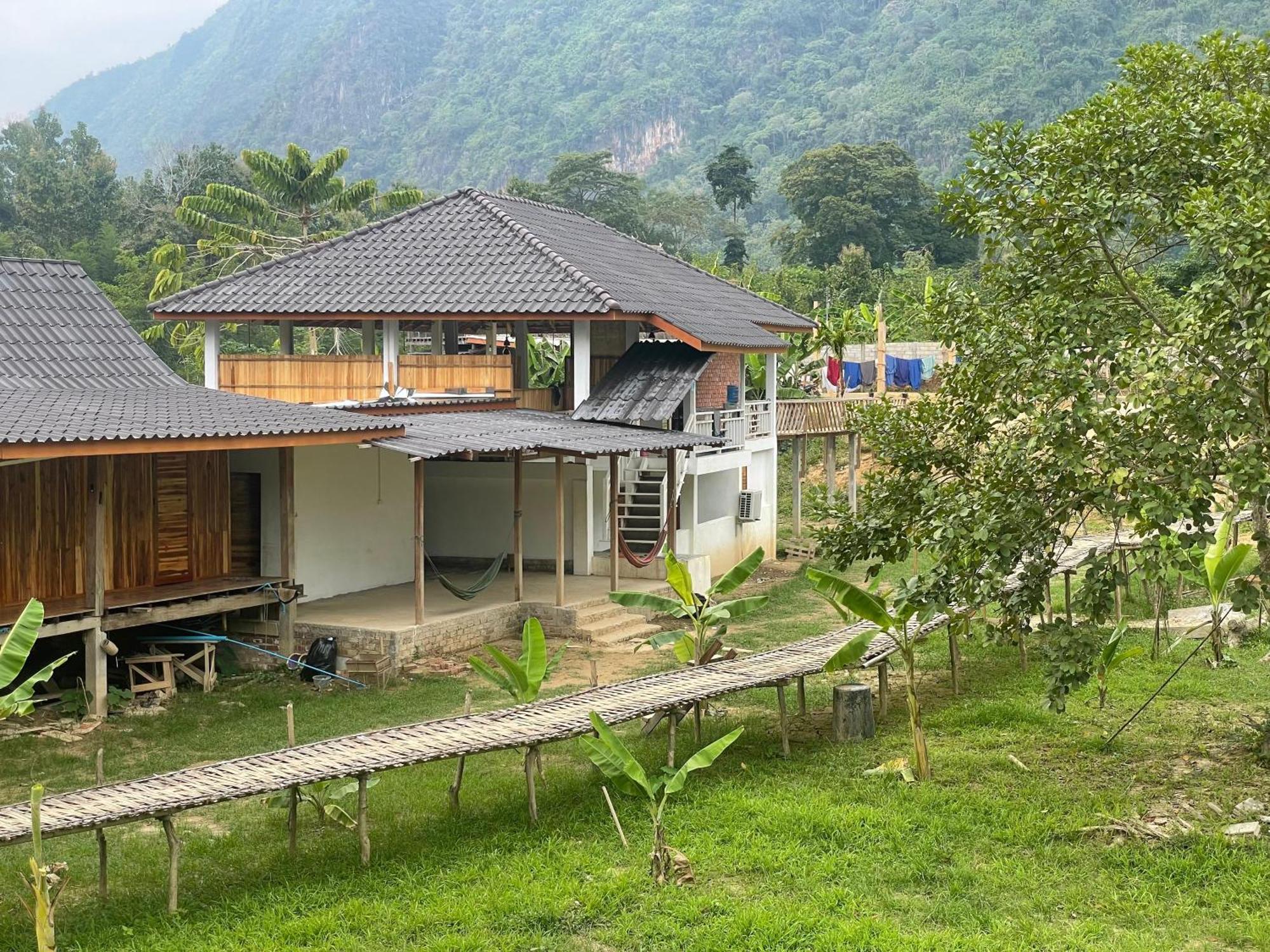 Eco Farm Stay And Hostel Nongkhiaw Eksteriør billede